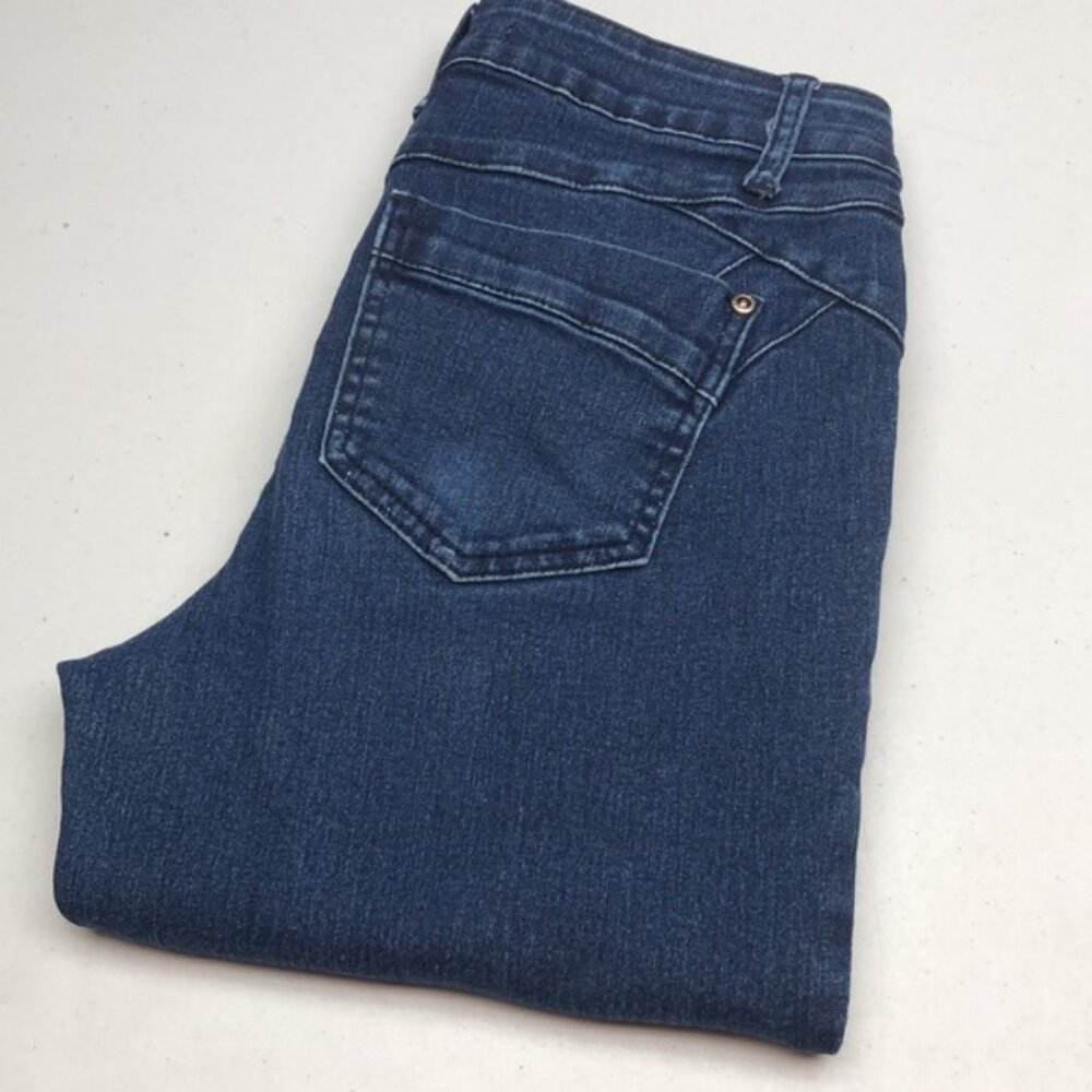 LIKE NEW CLEO PETITES HIGH-RISE ANKLE CROP JEANS 4/27x26 ⭐